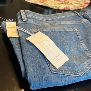 Pilcro Medium Denim Petite Jeans